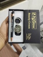 Premium Pen & Metal Keychain Gift Set